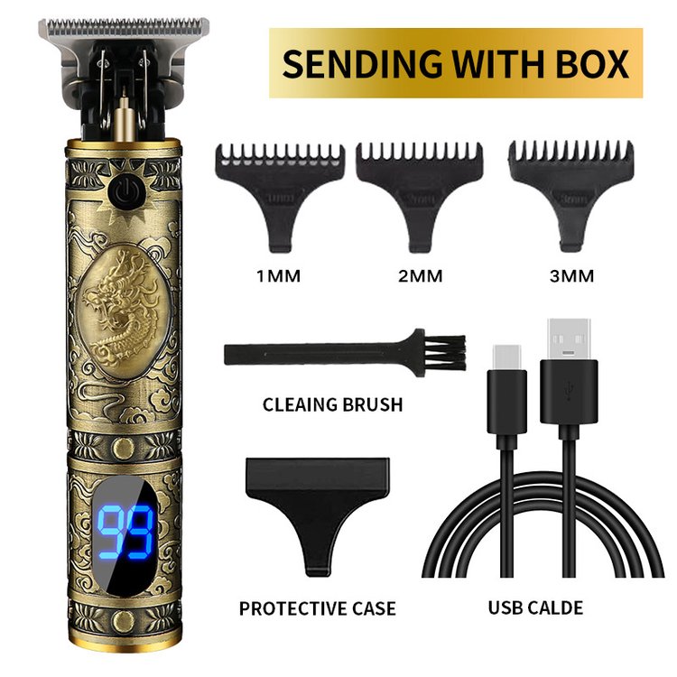 New Cordless Zero Gapped Trimmer Hair Clipper