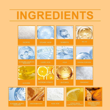 lemon turmeric & kojic acid brightening soap