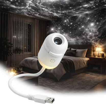 2-in-1 Galaxy Projector Night Light