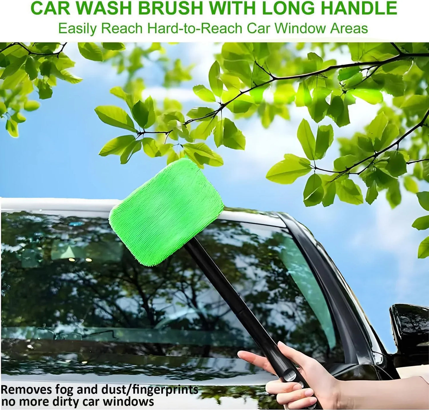 🔥Reusable Microfiber Car Windshield Cleaner Tool