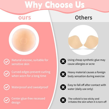 BUY 1 GET 1 FREE - Reusable Seamless Gentle Adhesive Nipple Covers