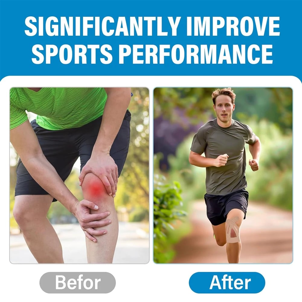 Last Day 49% OFF🔥10/20pcs Precut Kinesiology Tape For Knees