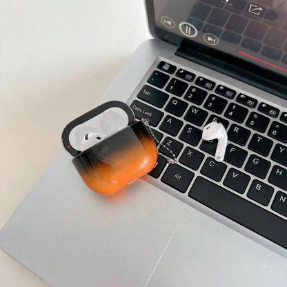 جراب سماعة أذن لامع براق سائل رملي لسماعات AirPods 4 3 2 1 و AirPods Pro 3 2، غطاء سماعة رأس لامع متحرك رملي رائع مظلم
