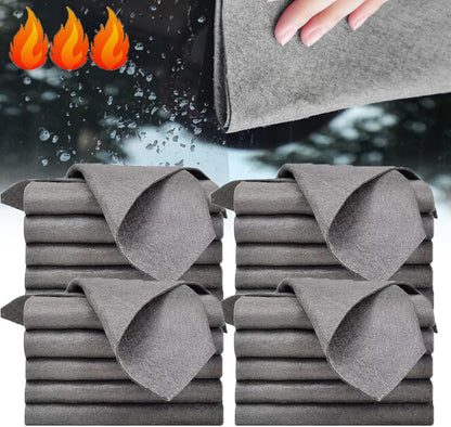 Streak-Free Microfiber Cloth – Ultra-Absorbent 11.8" × 11.8" Lint-Free Cleaner