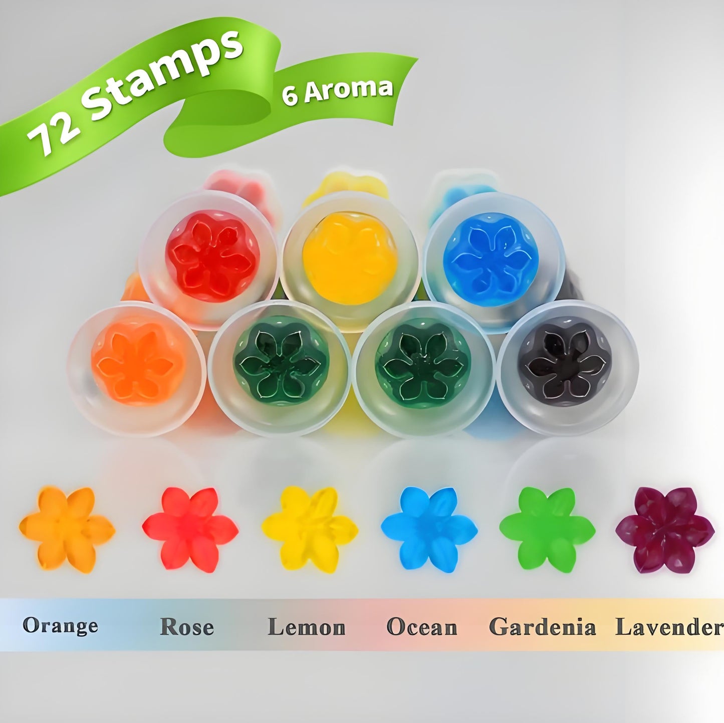 🔥Hot Sale🚽72 Flowers Toilet Cleaner Gel Stamp