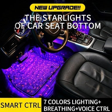 Car USB Foot Full Earth Star LED Ambient Light with Remote Control