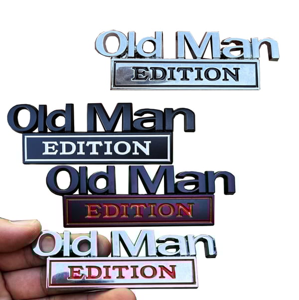 🔥Old Man Edition Car Emblem