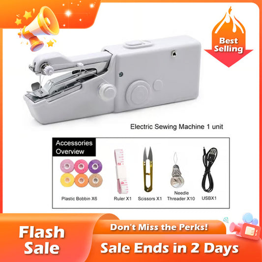 🏆Flash Sale⚡ 50K+ SOLD! Almost Gone-💥🔥 Portable Handheld Sewing Machine