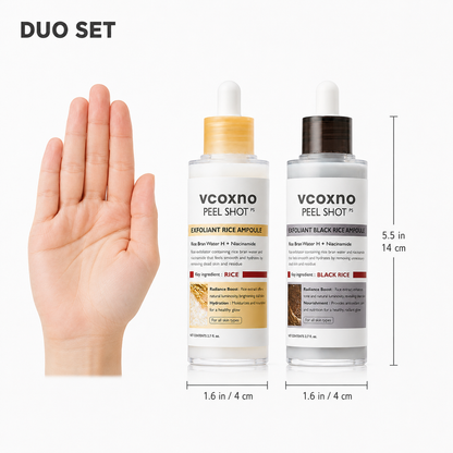 Peel Shot Glow Rice Ampoule Duo