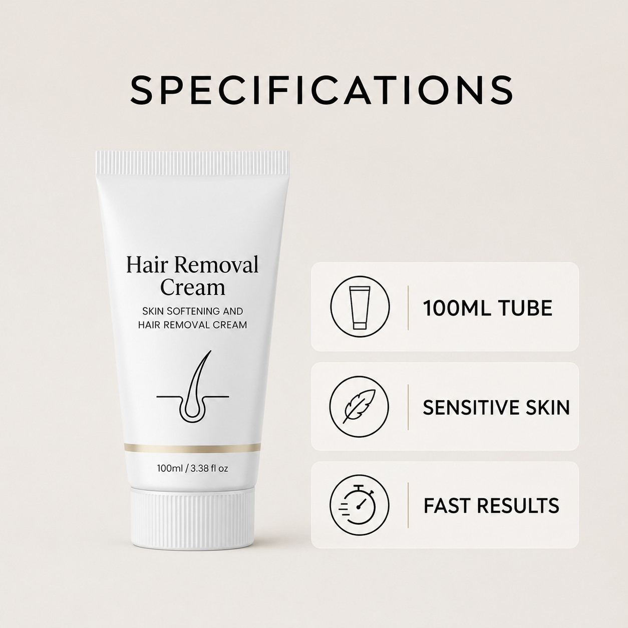 Hrimzw™ – Gentle Aromatic Skin-Softening Hair Removal Cream + 1 +1 FREE