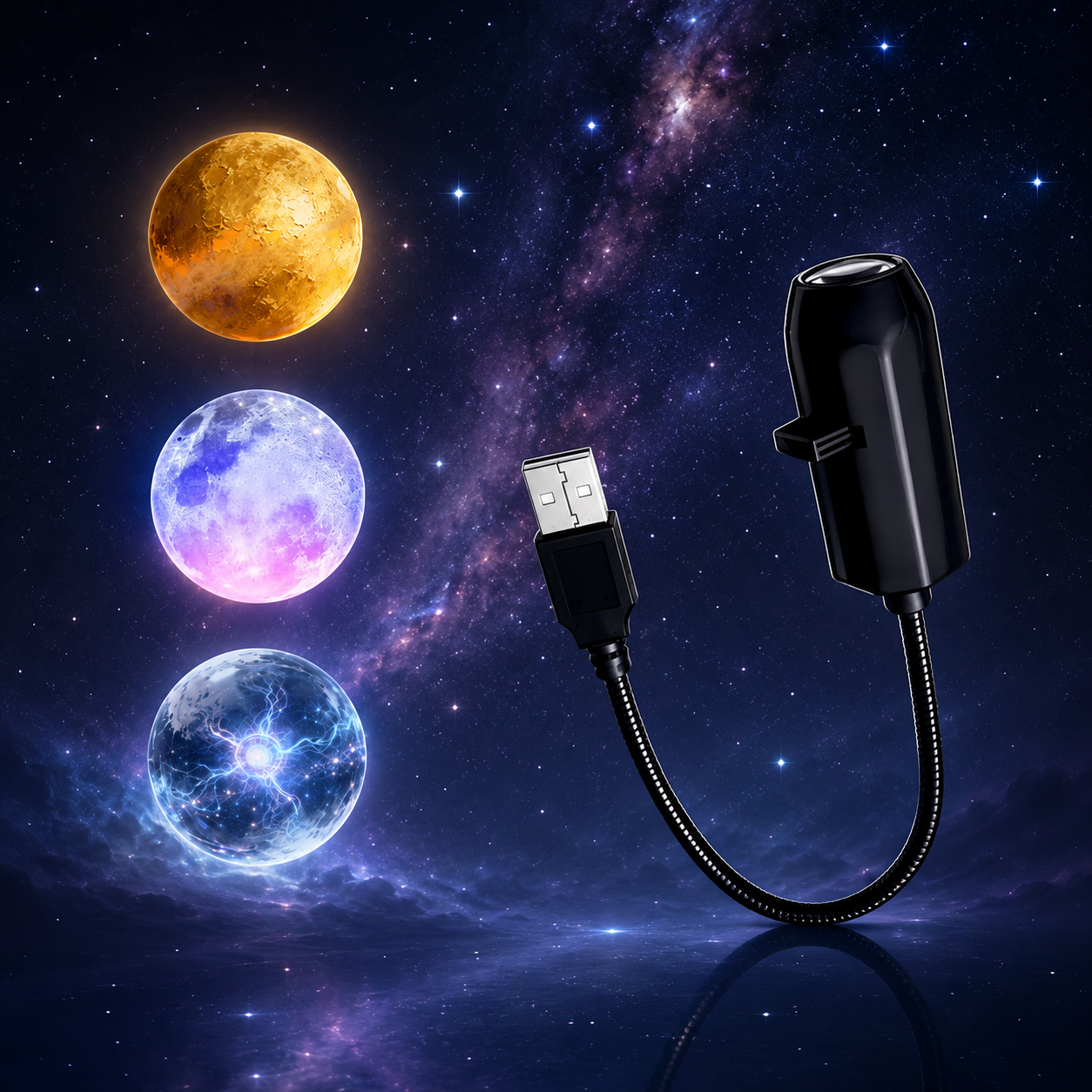 🌌 Galaxy Star Projector Light ✨ Create Your Own Cosmic Universe at Home