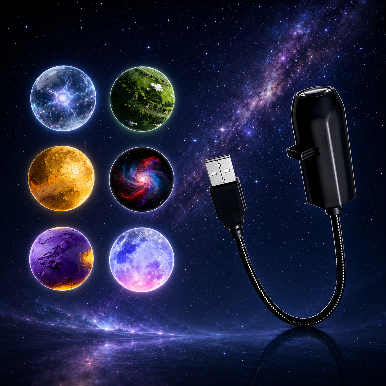 🌌 Galaxy Star Projector Light ✨ Create Your Own Cosmic Universe at Home
