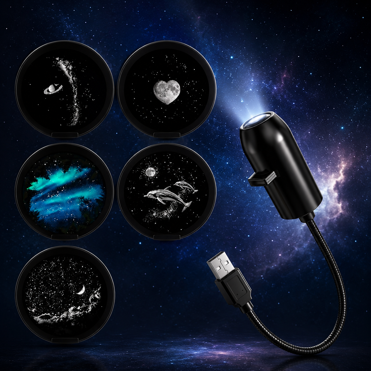 🌌 Galaxy Star Projector Light ✨ Create Your Own Cosmic Universe at Home