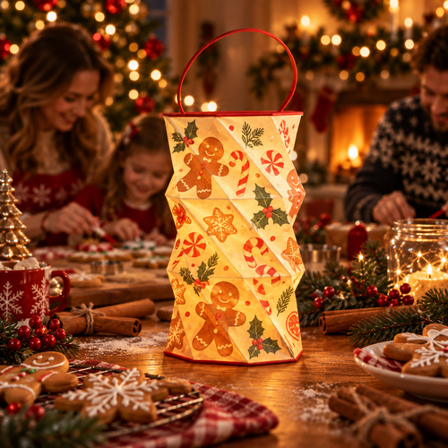 👻🔥Unfold the Glow — Portable Rotating Lantern