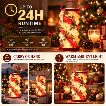 👻🔥Unfold the Glow — Portable Rotating Lantern