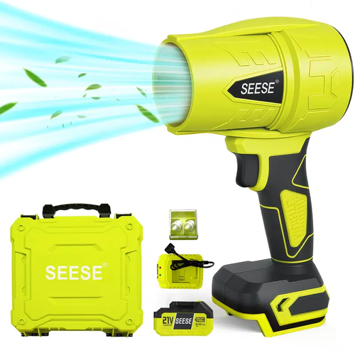🌪️ SEESE Turbo Jet Blower | Cordless Leaf & Dust Blower, Car Dryer, Snow Remover & Home Cleaning Power Tool