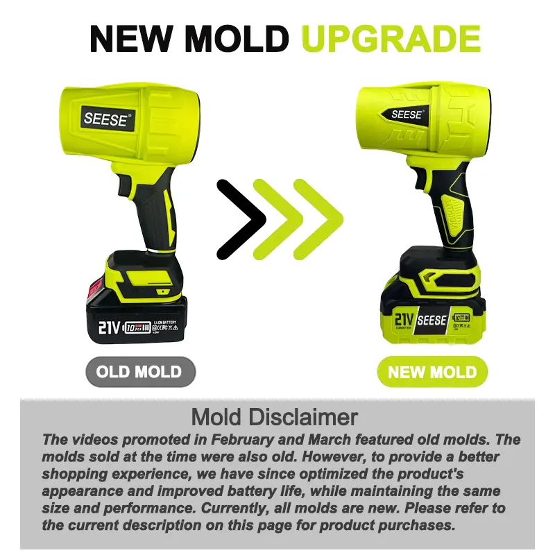 🌪️ SEESE Turbo Jet Blower | Cordless Leaf & Dust Blower, Car Dryer, Snow Remover & Home Cleaning Power Tool