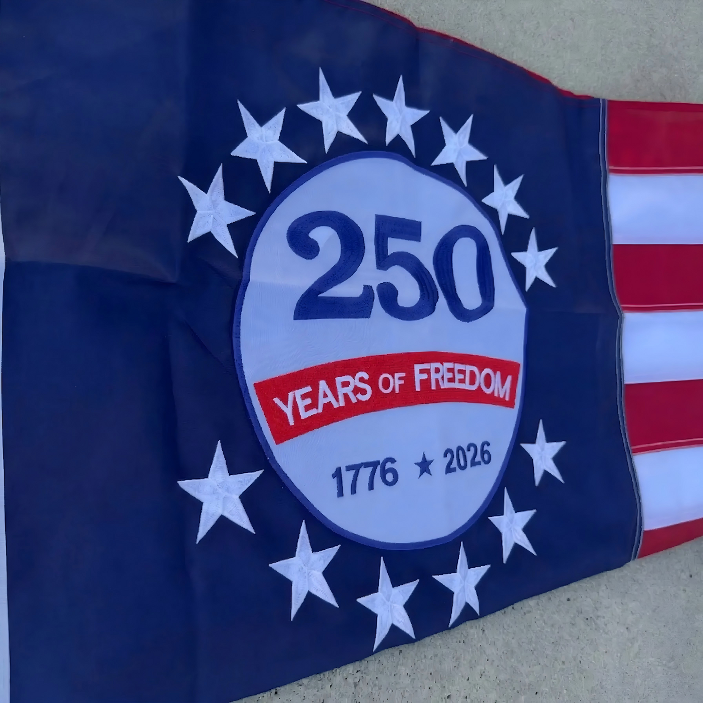 250th Anniversary USA Flag