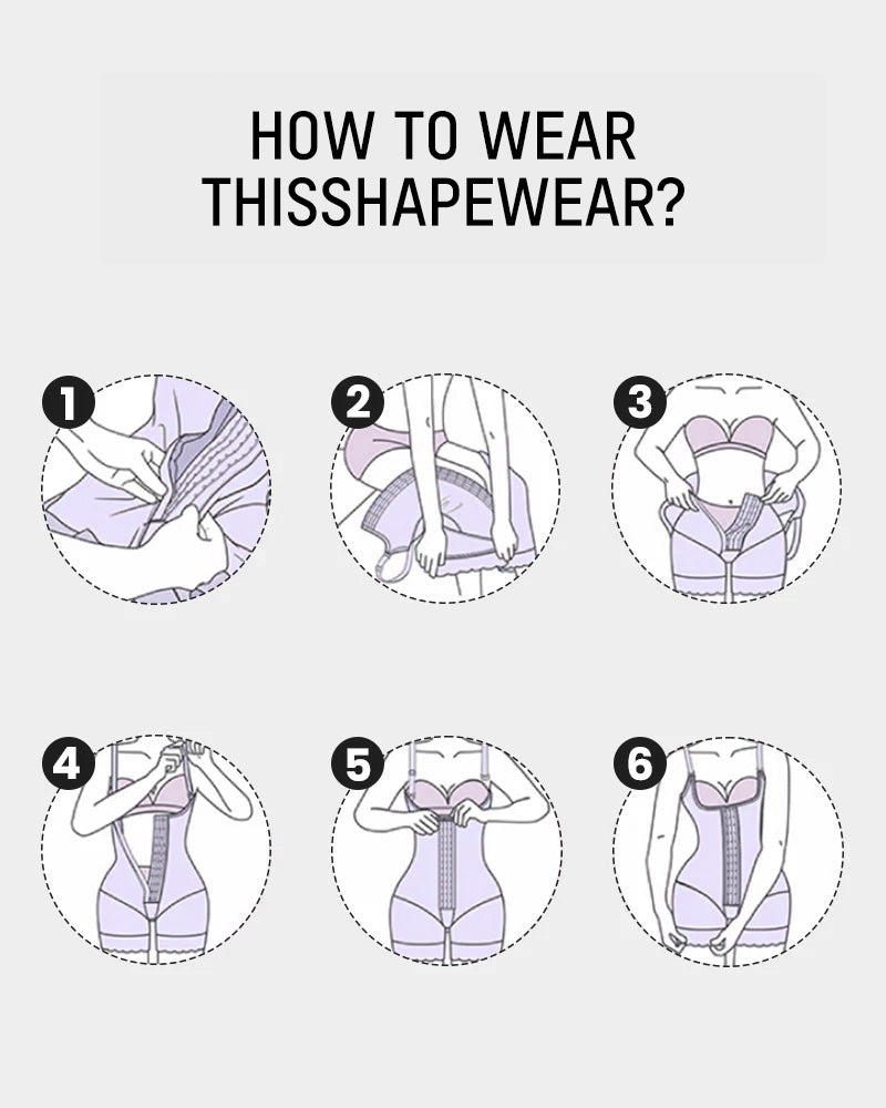 BF Deals🔥Extra Plus Size Shaper Bodysuit Tummy Control Shapewear With Bra