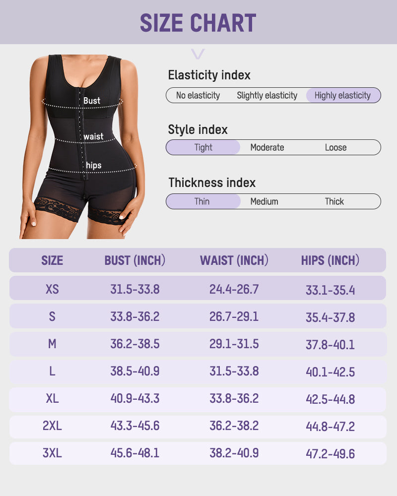 BF Deals🔥Extra Plus Size Shaper Bodysuit Tummy Control Shapewear With Bra