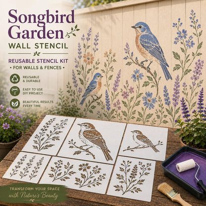 📦🌿 Garden Wall Stencil—Make your walls look lively and not monotonous🔥🎁Give your child a vivid home🏠