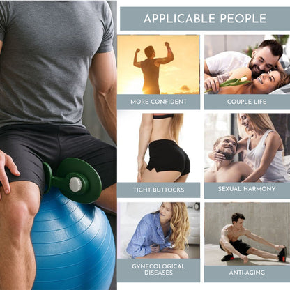 Thigh Trainer & Kegel Exerciser | Resilient 16 kg Inner Thigh & Pelvic Floor Strengthener | Postpartum Recovery | High Grade Material |