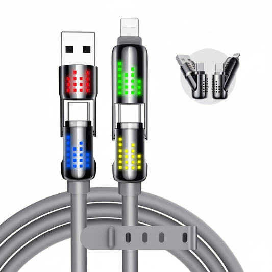 MAGIC JOHN 4-in-1 USB Charging Cable mFish fast charging