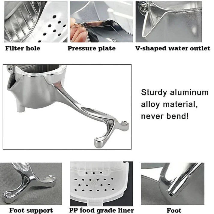 Manual Fruit Aluminum Juicer