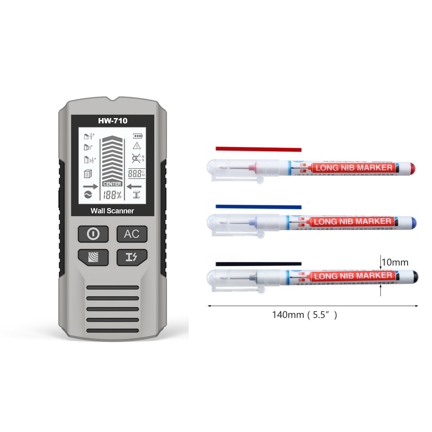 Multifunctional Handheld Metal & Wall Detector