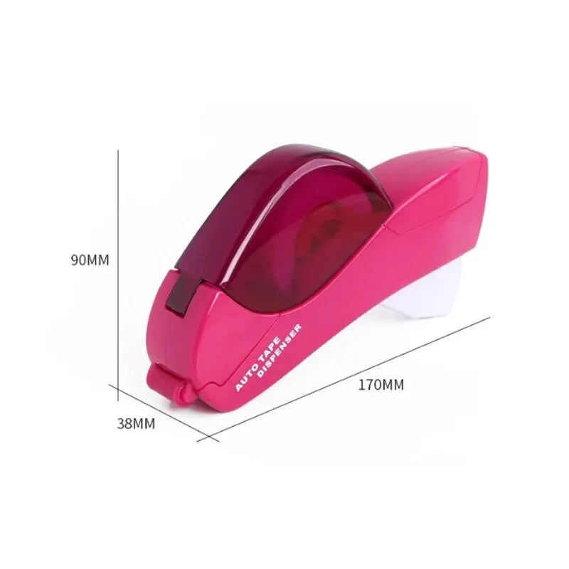 Intelligent Transparent Tape Cutter - Portable Handheld Tape Holder for Study and Office Supplies