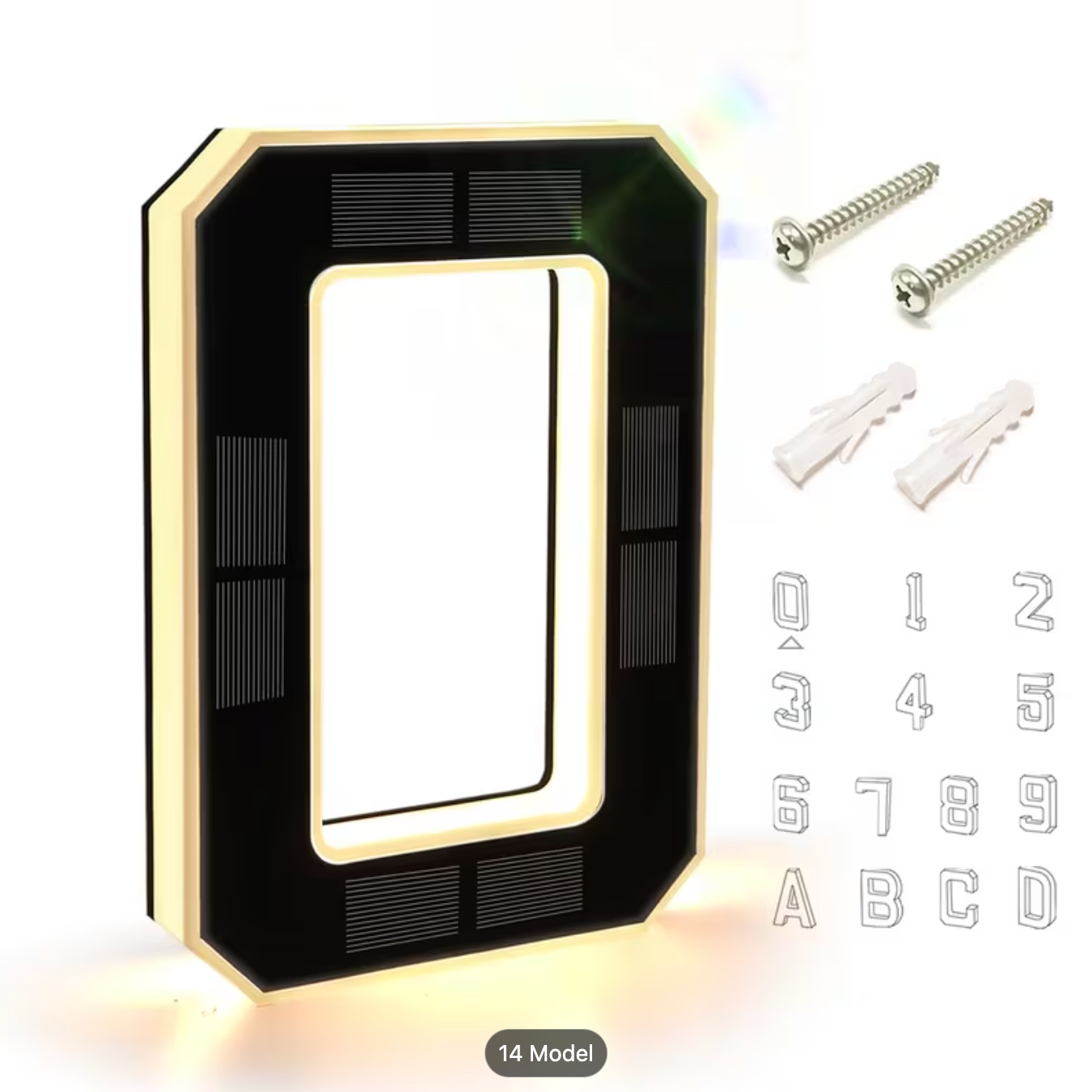 HRIMZW™  Solar House Numbers