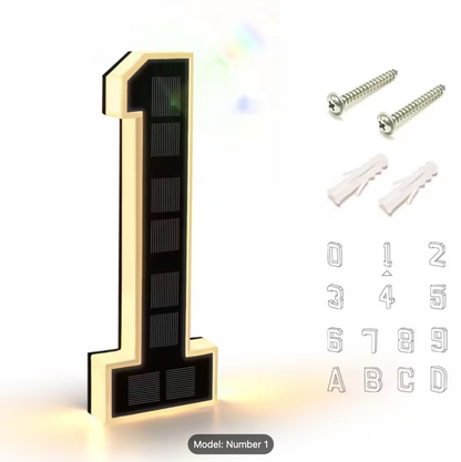HRIMZW™  Solar House Numbers