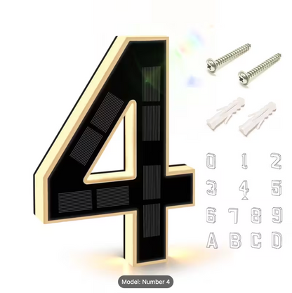 HRIMZW™  Solar House Numbers