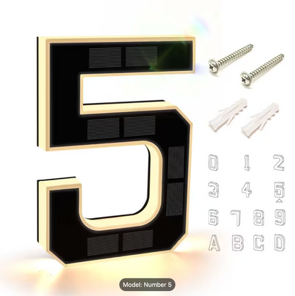 HRIMZW™  Solar House Numbers