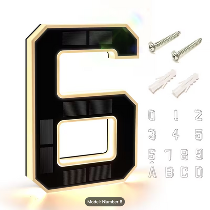 HRIMZW™  Solar House Numbers