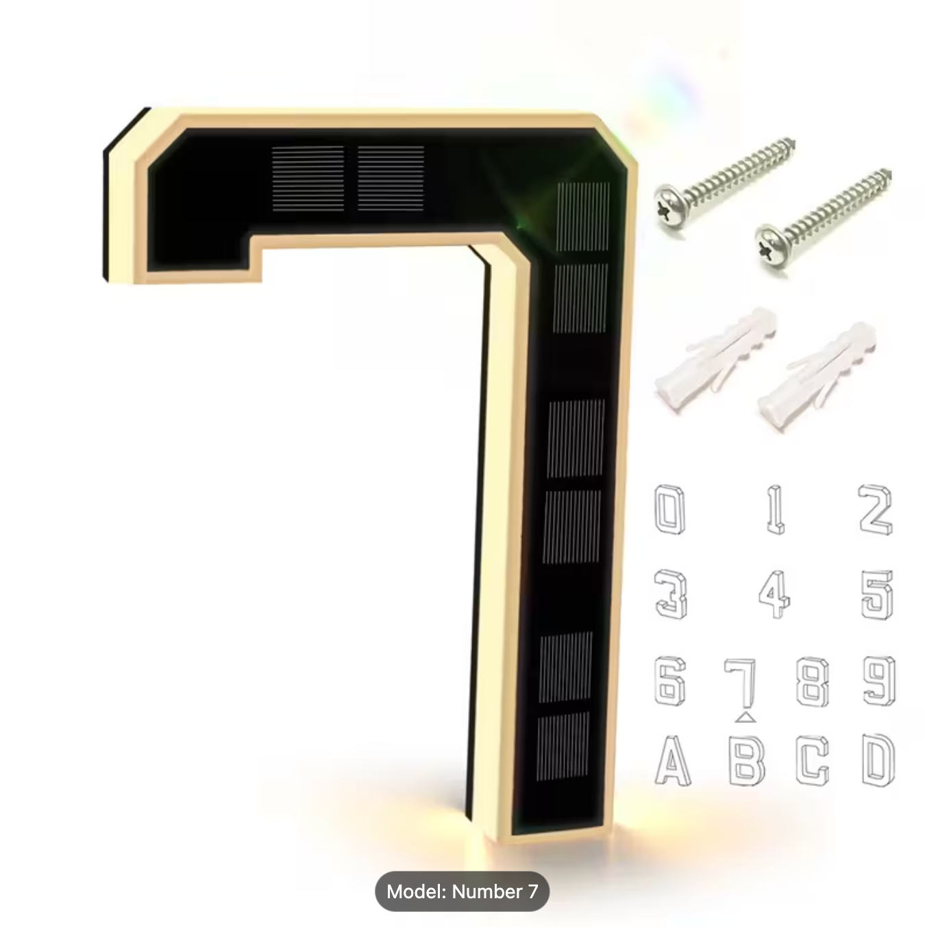 HRIMZW™  Solar House Numbers