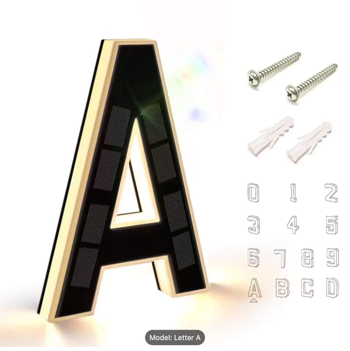 HRIMZW™  Solar House Numbers