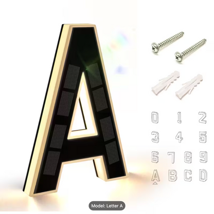 HRIMZW™  Solar House Numbers