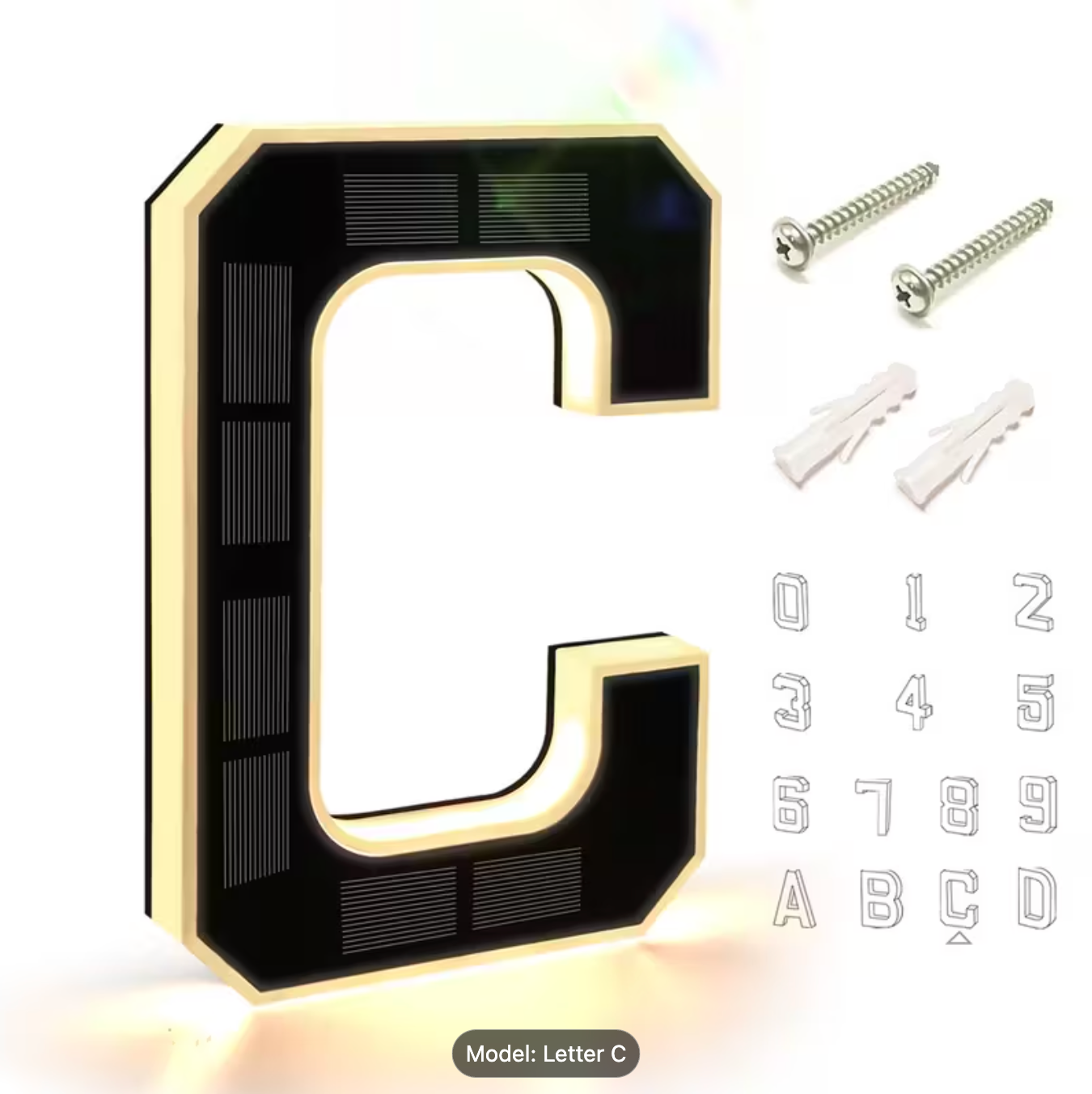 HRIMZW™  Solar House Numbers