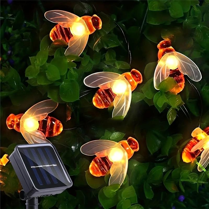 🔥Last Day 49% OFF🐝Solar LED Bee String Lights