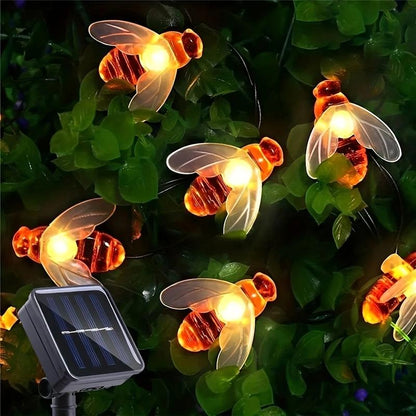 🔥Last Day 49% OFF🐝Solar LED Bee String Lights