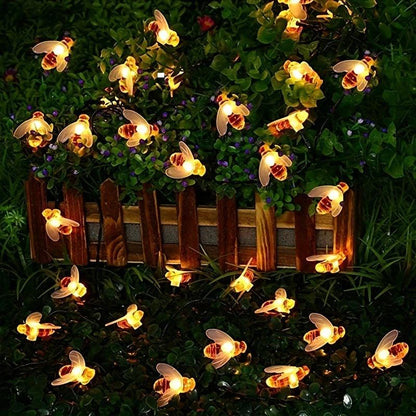 🔥Last Day 49% OFF🐝Solar LED Bee String Lights