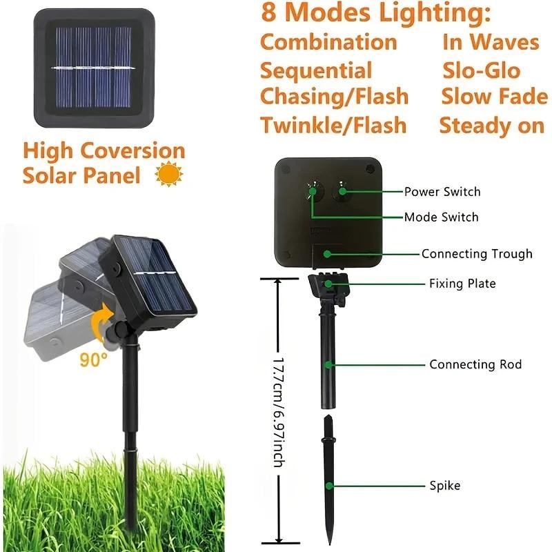 🔥Last Day 49% OFF🐝Solar LED Bee String Lights
