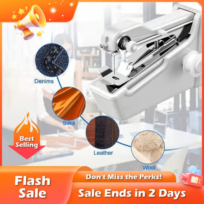 🏆Flash Sale⚡ 50K+ SOLD! Almost Gone-💥🔥 Portable Handheld Sewing Machine