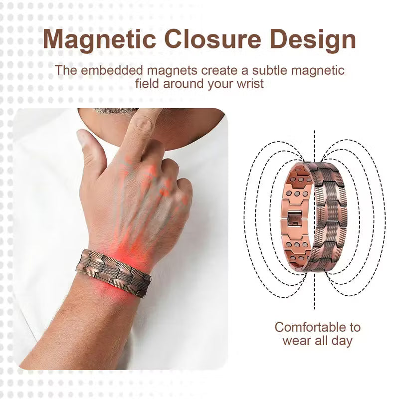 👨Father's Day 49% Off👨Copper magnetic bracelet--Relieve fatigue and promote blood circulation