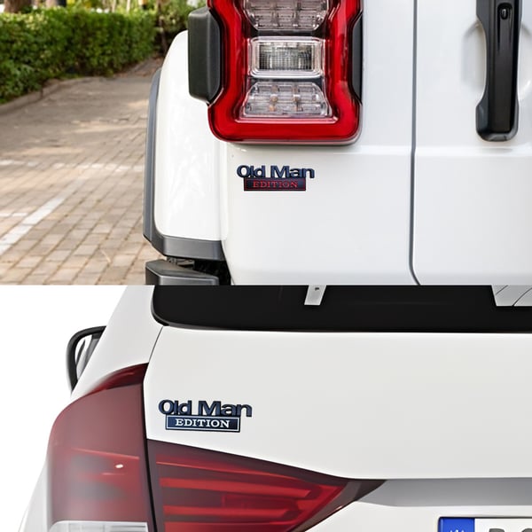 🔥Old Man Edition Car Emblem