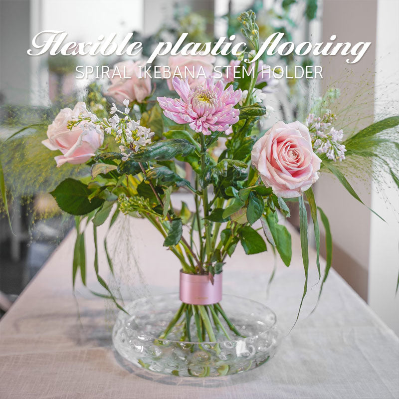 🌸حامل سيقان إيكيبانا حلزوني🌿