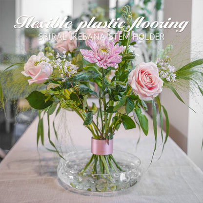 🌸حامل سيقان إيكيبانا حلزوني🌿