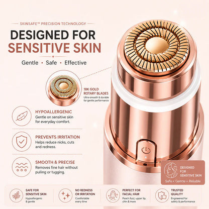 2-in-1 Women's Eyebrow and Facial Hair Removal Device