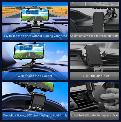 360°Adjustable Car Dashboard Mobile Phone Holder